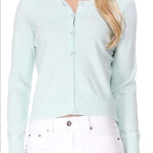 Ice blue small cardigan